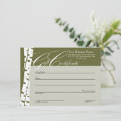 Geschenkgutscheine für Birch Tree (Stehend Vorderseite)