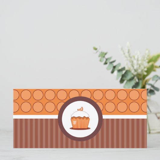 Geschenkgutscheine für Cupcake Shop oder Bäckerei (Stehend Vorderseite)