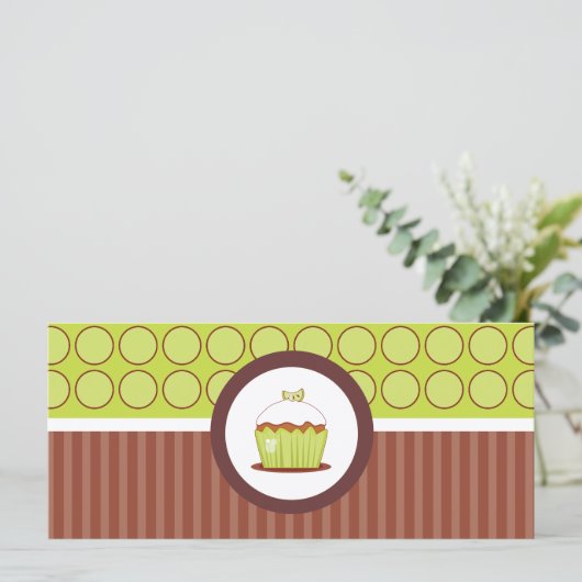 Geschenkgutscheine für Cupcake Shop oder Bäckerei (Stehend Vorderseite)