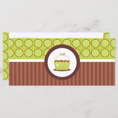 Geschenkgutscheine für Cupcake Shop oder Bäckerei (Vorne/Hinten)