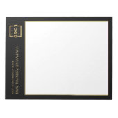 Geschenkgutscheine für das Logo Notizblock (Vorderseite)