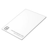 Geschenkgutscheine für das Logo Notizblock (angewinkelt)