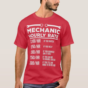 Geschenkgutscheine für den Funny Mechanly Stundens T-Shirt