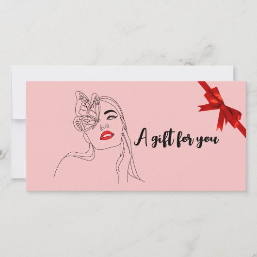 Geschenkgutscheine für den Schönheitssalon (Vorderseite)