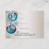 Geschenkgutscheine für Firmenfeiertage Rabattkarte (Rückseite)