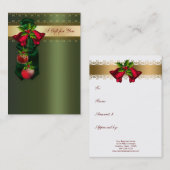 Geschenkgutscheine für Firmenfeiertage Rabattkarte (Vorne/Hinten)