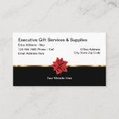 Geschenkgutscheine für Führungskräfte Visitenkarte (Vorderseite)