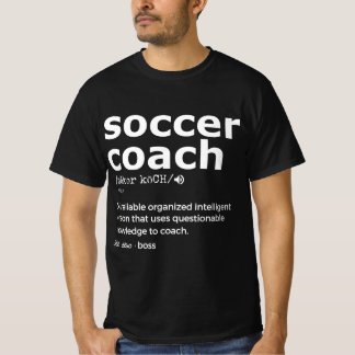 Geschenkgutscheine für Fußballtrainer und Trainer T-Shirt