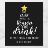 Geschenkgutscheine für Lehrer Gründe, warum Sie da Weinetikett (Einzelnes Label)