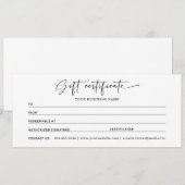 Geschenkgutscheine für mein Unternehmen (Vorne/Hinten)