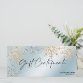 Geschenkgutscheine für moderne Unternehmen (Stehend Vorderseite)