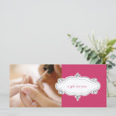 Geschenkgutscheine für Nagelstudios oder Nagelstud (Stehend Vorderseite)