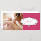 Geschenkgutscheine für Nagelstudios oder Nagelstud (Vorne/Hinten)