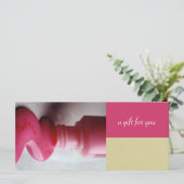 Geschenkgutscheine für Nagelstudios oder Wellness- (Stehend Vorderseite)