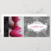 Geschenkgutscheine für Nagelstudios oder Wellness- (Vorne/Hinten)