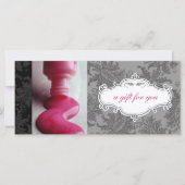 Geschenkgutscheine für Nagelstudios oder Wellness- (Vorderseite)