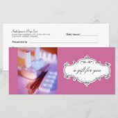Geschenkgutscheine für Nagelstudios oder Wellness- (Vorne/Hinten)