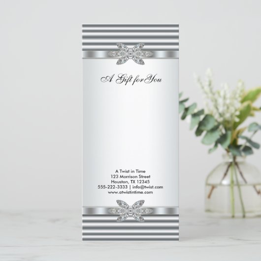 Geschenkgutscheine für Silver Diamonds (Stehend Vorderseite)