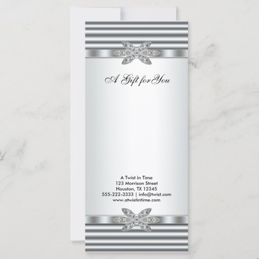 Geschenkgutscheine für Silver Diamonds (Vorderseite)