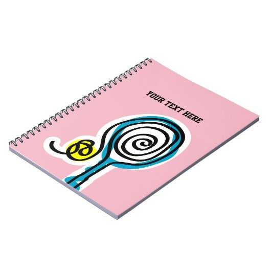 Geschenkgutscheine für Spieler oder Coach Notizblock (Linke Seite)