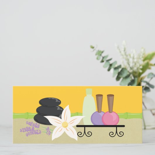 Geschenkgutscheine für Wellness-Center oder Nagels (Stehend Vorderseite)