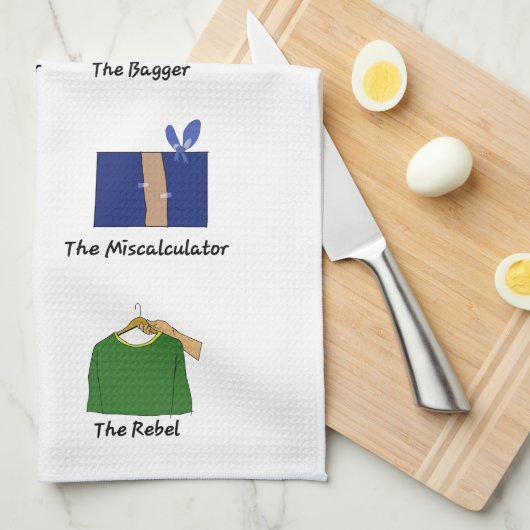 Geschenkgutscheine Geschirrtuch (Viertel Falte)