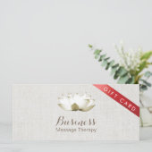 Geschenkgutscheine | Lotus Therapy Salon & WELLNES (Stehend Vorderseite)