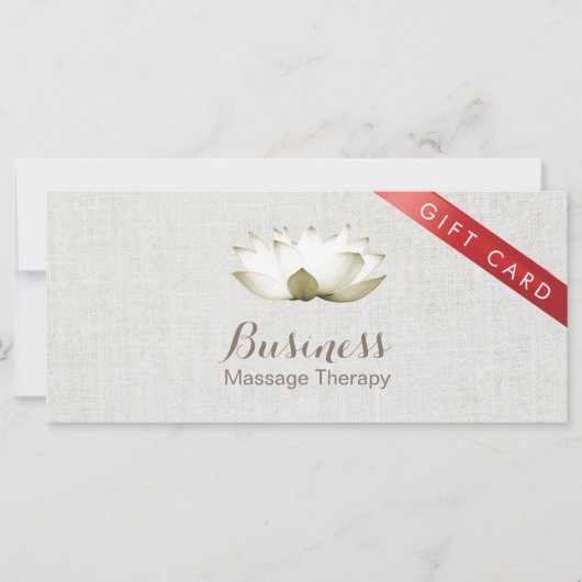 Geschenkgutscheine | Lotus Therapy Salon & WELLNES (Vorderseite)