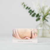 Geschenkgutscheine Massage Therapie Salon Wellness Rabattkarte (Stehend Vorderseite)