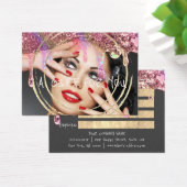 Geschenkgutscheine Nägel Haare Makeup Tropfen Grau (Schreibtisch)