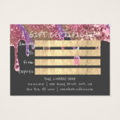 Geschenkgutscheine Nägel Haare Makeup Tropfen Grau (Rückseite)