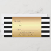 Geschenkgutscheine | Red Lips Modern Stripes Salon (Rückseite)