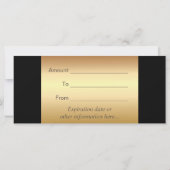 Geschenkgutscheine | Rosa Lippen Makeup Beauty Sal (Rückseite)