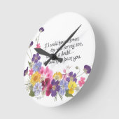 Geschenkgutscheine Runde Wanduhr (Winkel)