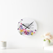 Geschenkgutscheine Runde Wanduhr (Zuhause)