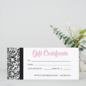 Geschenkgutscheine Salon Wellness-Center Rosa Dama (Stehend Vorderseite)