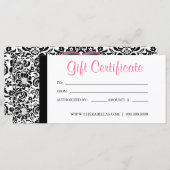 Geschenkgutscheine Salon Wellness-Center Rosa Dama (Vorne/Hinten)