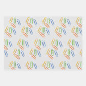 Geschenkgutscheine, Stifte, Stifte und Schulschüle Geschenkpapier Set (Vorderseite 3)