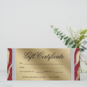 Geschenkgutscheine Tanning Salon Juwelier Weihnach (Stehend Vorderseite)