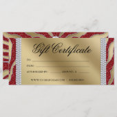 Geschenkgutscheine Tanning Salon Juwelier Weihnach (Vorne/Hinten)