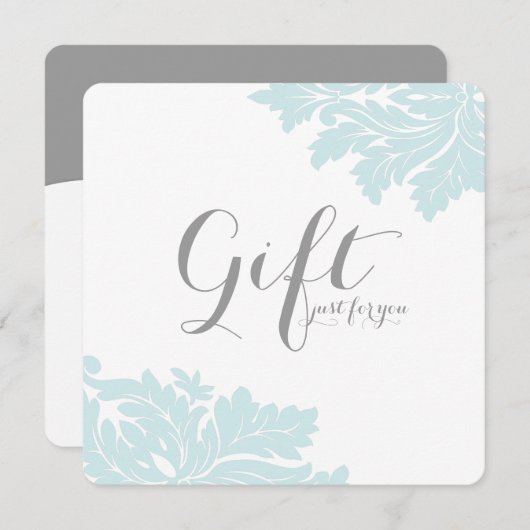 Geschenkgutscheine von Classy Damask (Vorne/Hinten)