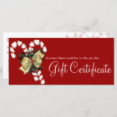 Geschenkgutscheine von der Firma Candy Canes & Tan (Vorne/Hinten)