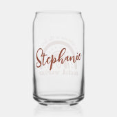 Geschenkgutschrift für Abschluss für Sozialarbeite Dosenglas (Rückseite)