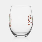 Geschenkgutschrift für Abschluss für Sozialarbeite Weinglas Ohne Stiel (Links)