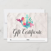 Geschenkgutschrift für die Ankerkarte Einladung (Vorderseite)