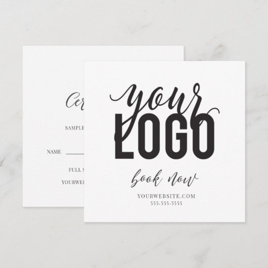 Geschenkgutschrift für jede Dienstleistung oder je (Vorne/Hinten)