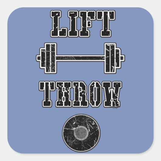 Geschenkgutschrift für Track- und Felddisketten Quadratischer Aufkleber (Vorderseite)