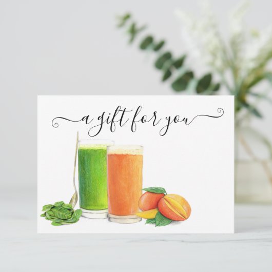 Geschenkgutschrift Nutritionalist Smoothie (Stehend Vorderseite)
