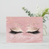 Geschenkgutschrift Pastell Pink Lashes (Stehend Vorderseite)