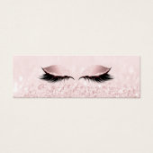 Geschenkgutschrift Rose Pastell Pink Lashes Makeup (Vorderseite)